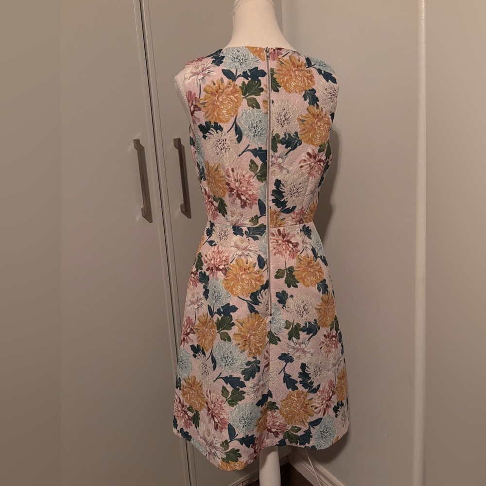 Sam Edelman Multicolor Floral Mini  Jacquard Dress - Picture 6 of 11
